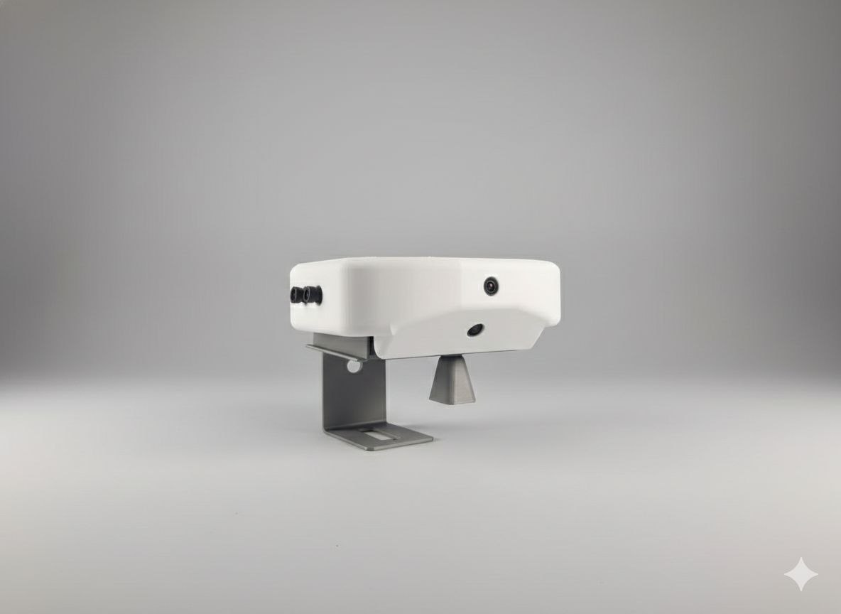 LumiWalk Smart Headband in use